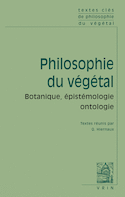 Philosophie du végétal